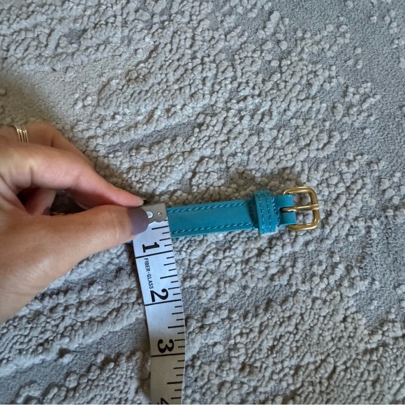 Miu Miu Gold Chain Braided Belt in teal Patent leather
Small new - Picture 7 of 8